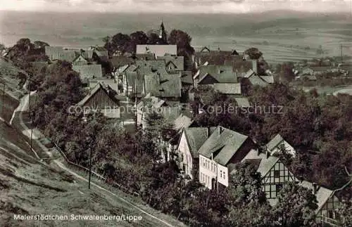 AK / Ansichtskarte Schwalenberg Teilansicht Malerstaedtchen