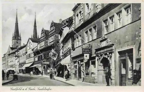 AK / Ansichtskarte Saalfeld Saale Thueringen Saalstrasse