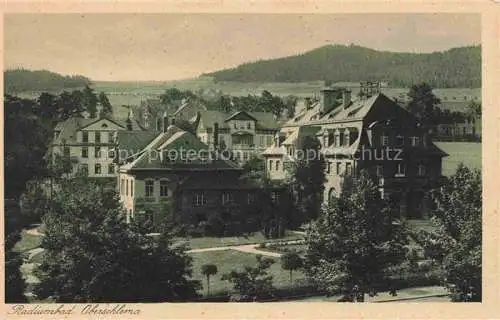 AK / Ansichtskarte Oberschlema Erzgebirge Sachsen Teilansicht Radiumbad