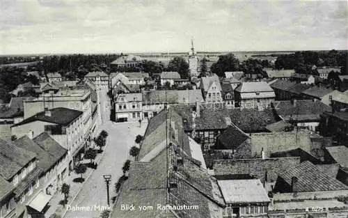 AK / Ansichtskarte Dahme Mark Brandenburg Panorama Blick vom Rathausturm