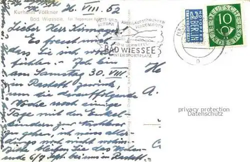 AK / Ansichtskarte BAD WIEssEE Tegernsee Kurheim Voelkner