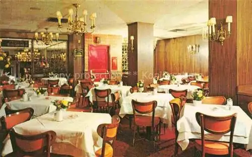 AK / Ansichtskarte NEW YORK City USA Café Restaurant Kleine Konditorei Gastraum