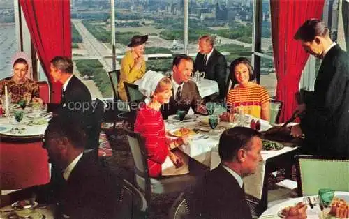 AK / Ansichtskarte CHICAGO  Illinois USA La Tour Café Francais guest room