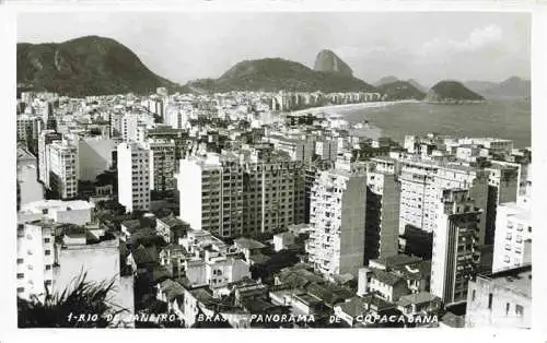 AK / Ansichtskarte RIO DE JANEIRO Brazil Panorama de Copacabana