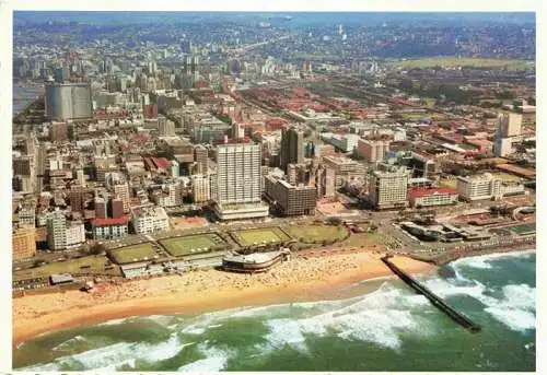 AK / Ansichtskarte DURBAN  Southafrica RSA Aerial view of South Beach