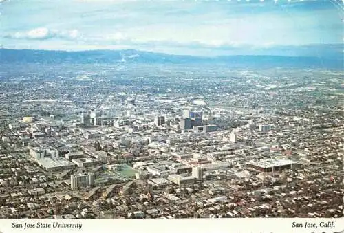 AK / Ansichtskarte San Jose California USA San Jose State University aerial view