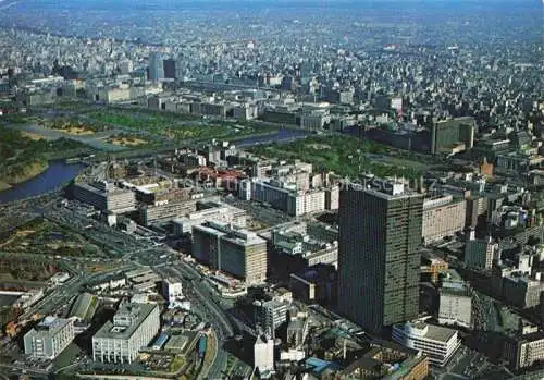 AK / Ansichtskarte Tokyo TOKIO Japan Bird's eye view of downtown