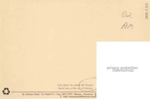AK / Ansichtskarte Manaus Amazonas Brazil Aerial view of the city