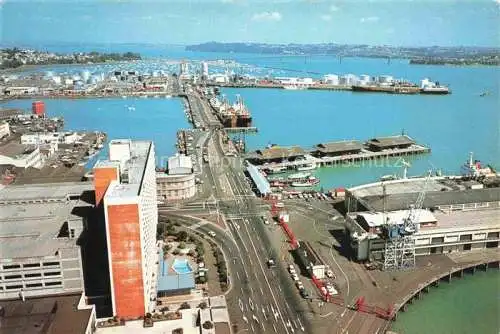 AK / Ansichtskarte Auckland New Zealand View of waterfront aerial view
