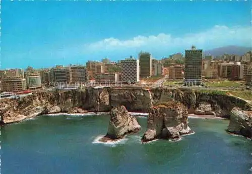 AK / Ansichtskarte Beyrouth Beirut Libanon Quarter Pigeons Rocks Traubengrotte