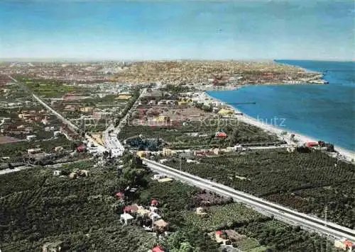 AK / Ansichtskarte Beirut Beyrouth Libanon Nahr el Mott Autostrad aerial view