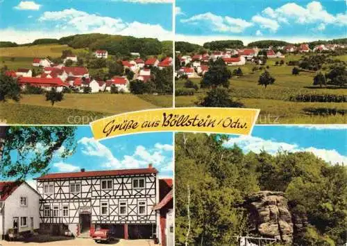 AK / Ansichtskarte Boellstein Brombachtal Odenwaldkreis Hessen Gasthaus zur Post Panorama