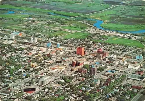 AK / Ansichtskarte Brandon Manitoba Canada Fliegeraufnahme