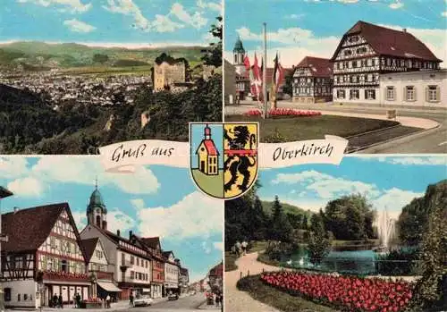 AK / Ansichtskarte Oberkirch Baden Panorama Ortspartien Park