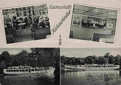AK / Ansichtskarte BERLIN Reederei Froehlich Salonschiffe Details