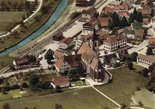 AK / Ansichtskarte Lautenbach Renchtal Fliegeraufnahme mit Wallfahrtskirche