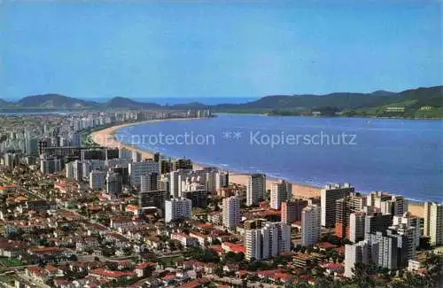 AK / Ansichtskarte Santos Sao Paulo Brazil Fliegeraufnahme