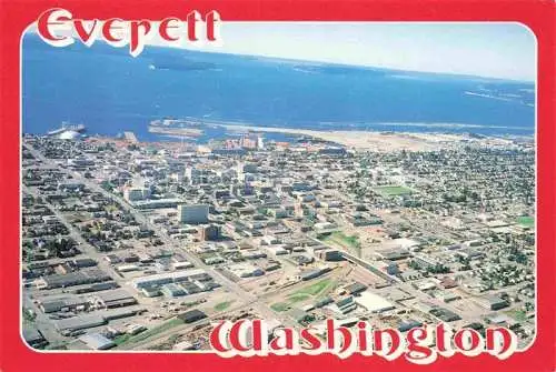AK / Ansichtskarte Everett Washington USA Fliegeraufnahme