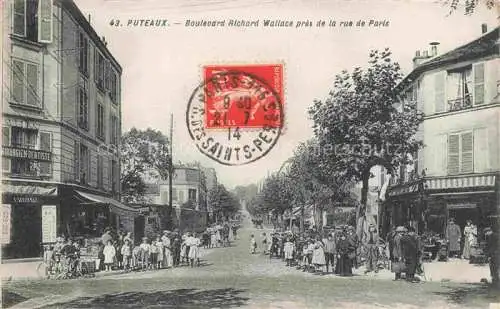 AK / Ansichtskarte Puteaux NANTERRE 92 Hauts-de-Seine Boulevard Richard Wallace pres de la rue de Paris