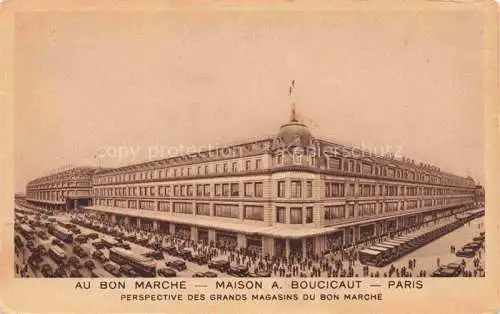 AK / Ansichtskarte PARIS 75 Maison A. Boucicaut Grands Magasins du Bon Marché Illustration