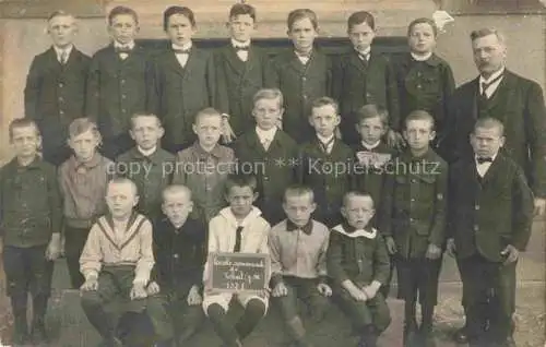 AK / Ansichtskarte Thal Murbach Guebwiller 68 Haut-Rhin Gruppenbild Schuljungen Ecole communale de Thal