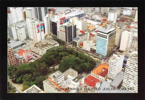 AK / Ansichtskarte Juiz de Fora Minas Gerais Brasil Vista aérea Parque Halfeld