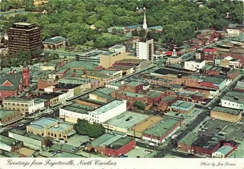 AK / Ansichtskarte Fayetteville North Carolina USA Partial view from the air