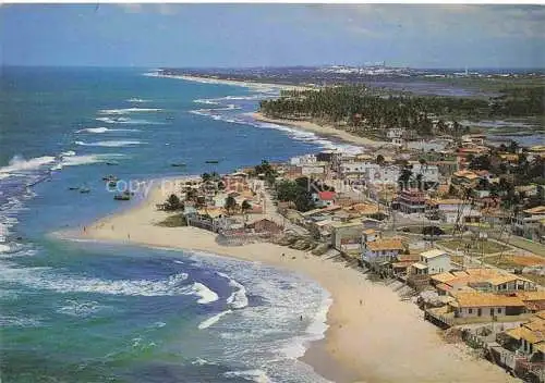 AK / Ansichtskarte Camacari Bahia Brazil Arembepe beach aerial view