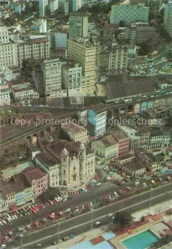 AK / Ansichtskarte Salvador Bahia Brasil Aerial view Church of N. Sra. da Conceicao da Praia