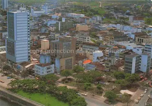 AK / Ansichtskarte Itabuna Bahia Brazil Aerial view Olinto Leone Square Banco do Brasil Building