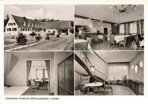 AK / Ansichtskarte Reinhardshain Gruenberg GIEssEN Hessen Autobahn-Rasthaus Restaurant Fremdenzimmer