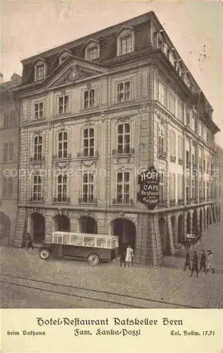 AK / Ansichtskarte BERN BE Hotel Restaurant Ratskeller beim Rathaus