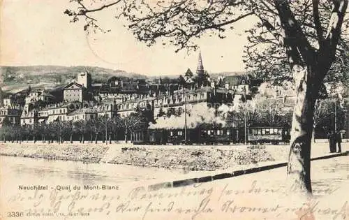 AK / Ansichtskarte Neuchatel NE Quai du Mont-Blanc