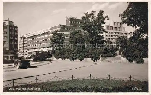 AK / Ansichtskarte Oslo  Norge Ved Nationaltheatret