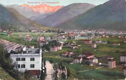 AK / Ansichtskarte Gries  Bozen BOLZANO Suedtirol IT Panorama Blick gegen Rosengarten Dolomiten