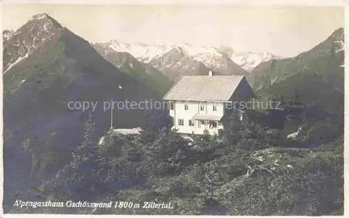 AK / Ansichtskarte Mayrhofen  Zillertal Tirol AT Alpengasthaus Gschoesswand Zillertaler Alpen