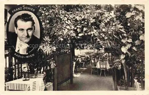 AK / Ansichtskarte Nussdorf WIEN AT Portrait Franz Schier Heurige Restauration