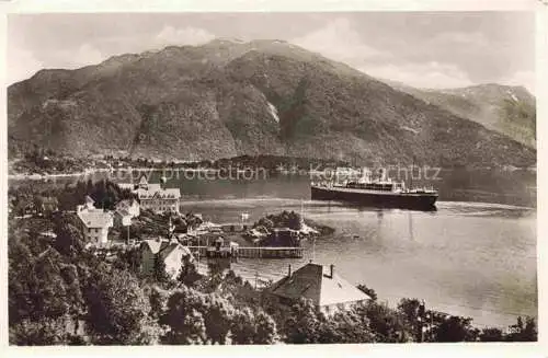 AK / Ansichtskarte Balholm Norge Panorama Balestrand