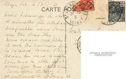 AK / Ansichtskarte Braye-Val St-Jean-de-Braye Orleans 45 Loiret Villa