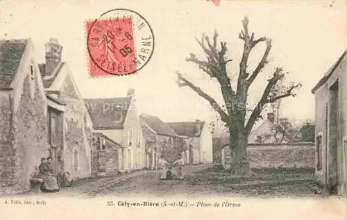 AK / Ansichtskarte Cely-en-Biere MELUN 77 Seine-et-Marne Place de l'Orne