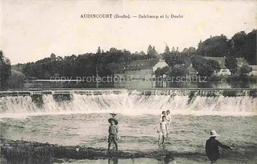 AK / Ansichtskarte Audincourt Montbeliard 25 Doubs Belchamp et le Doubs