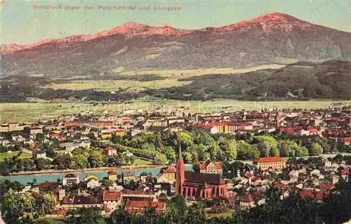 AK / Ansichtskarte INNSBRUCK Tirol AT Panorama Blick gegen Patscherkofel und Glungezer