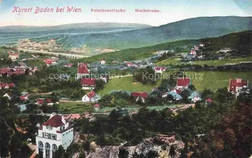 AK / Ansichtskarte BADEN WIEN AT Panorama Putschauerlucke Hochstrasse