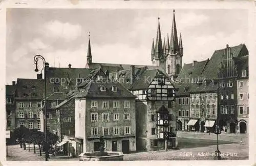 AK / Ansichtskarte Eger  Cheb CZ Platz Stadtzentrum Kirchtuerme