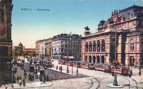 AK / Ansichtskarte WIEN AT Opernring Strassenbahn