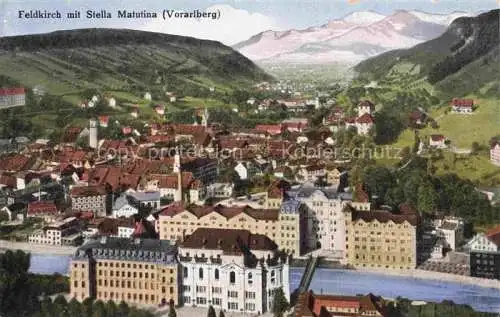 AK / Ansichtskarte Feldkirch  Vorarlberg AT Panorama mit Blick gegen Stella Matutina