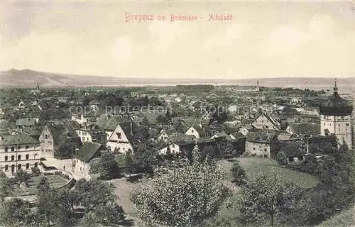 AK / Ansichtskarte BREGENZ Vorarlberg Bodensee Panorama Altstadt