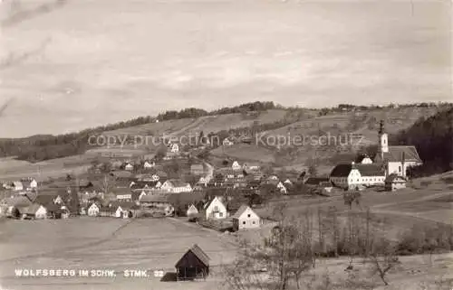 AK / Ansichtskarte Wolfsberg Schwarzautal Steiermark AT Panorama Ansicht mit Kirche