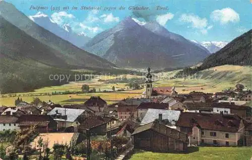 AK / Ansichtskarte Fulpmes Innsbruck Tirol AT Panorama Stubaital Blick gegn die Gletscher