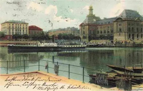 AK / Ansichtskarte Neuchatel NE Le port